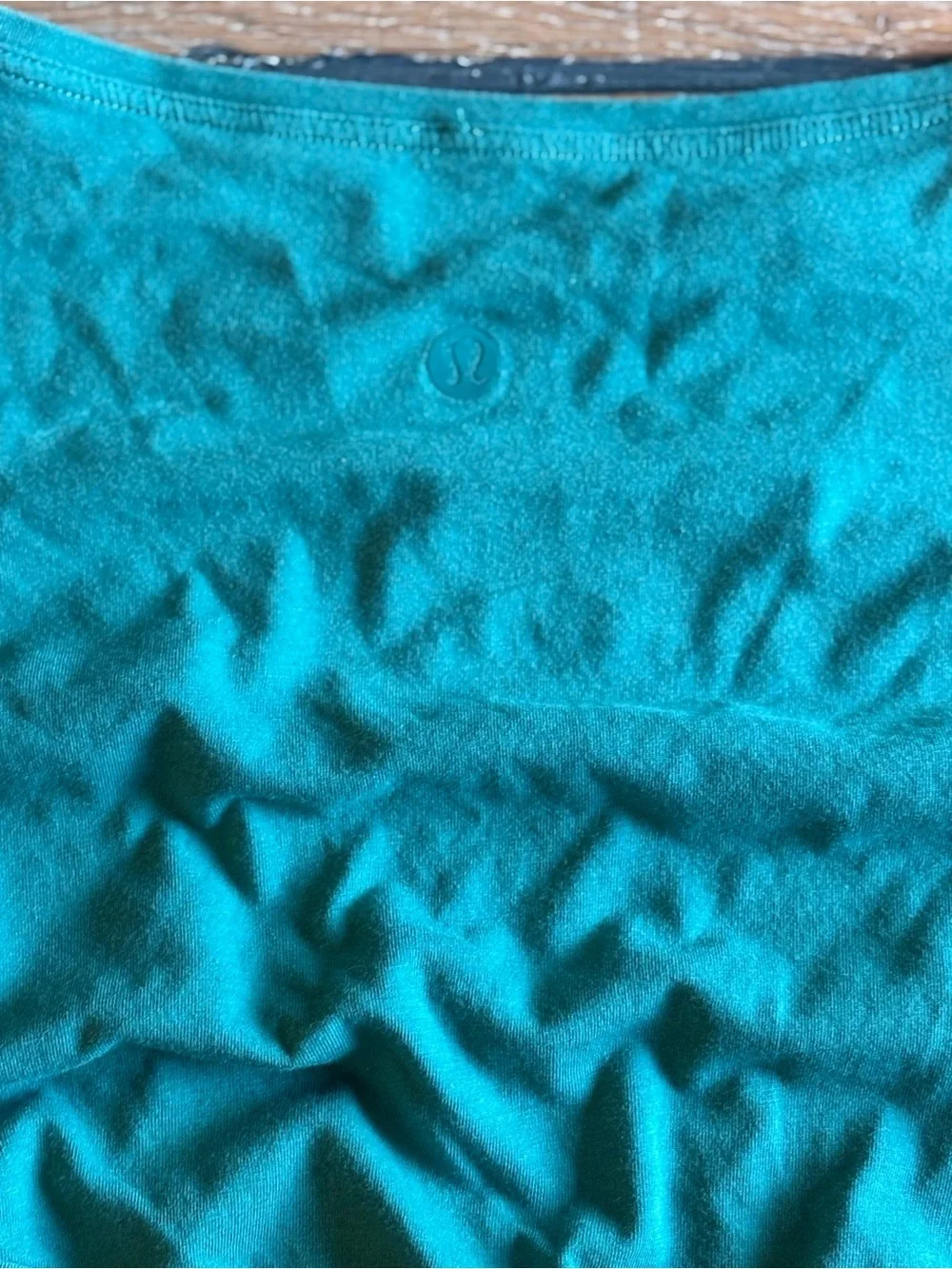 Lululemon Teal 3/4 Sleeve Athleisure Comfortable Casual Top
